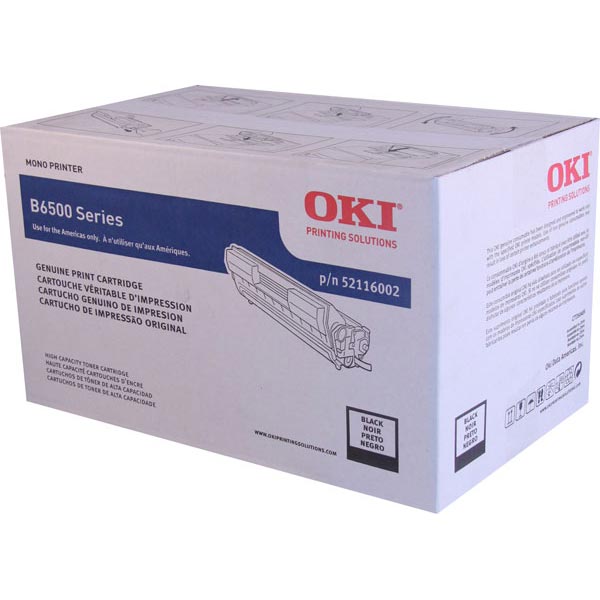 Okidata 52116002 OEM Black Toner Cartridge