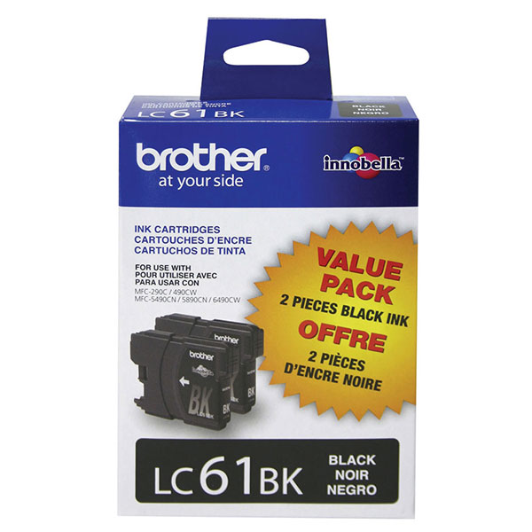 Brother LC-612PKS OEM Black Ink Cartridge