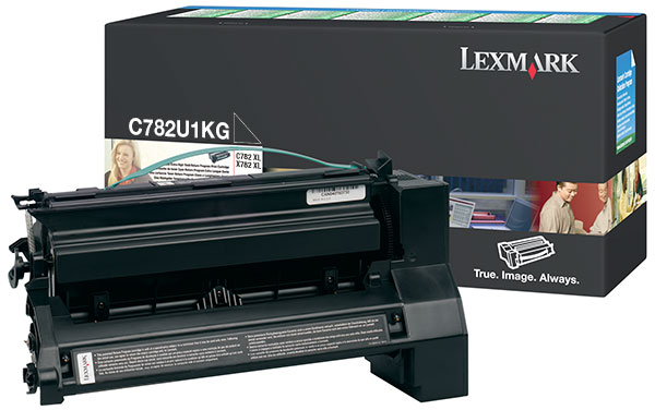 Lexmark C782U4KG OEM Black Toner Cartridge