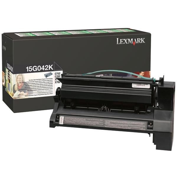 Lexmark 15G042K OEM Black Toner Cartridge