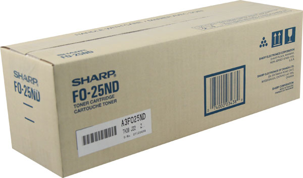 Sharp FO-25ND OEM Black Toner Cartridge