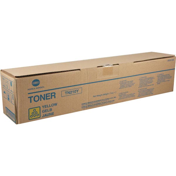 Konica Minolta 8938-506 (TN-210Y) OEM Yellow Toner Cartridge