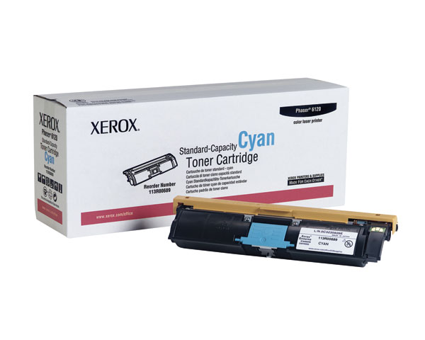 Xerox 113R00689 (113R689) OEM Cyan Toner Cartridge