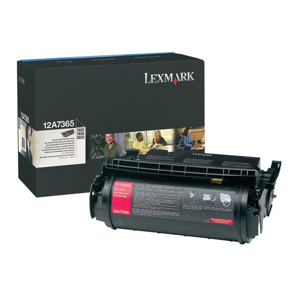 Lexmark 12A7365 OEM Black Toner Cartridge