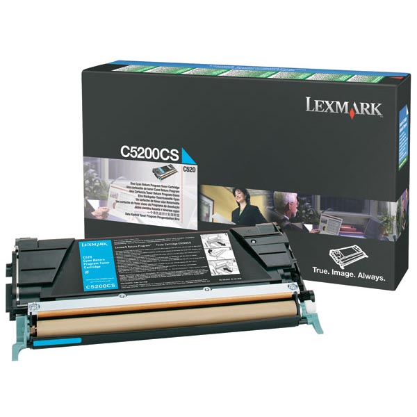 Lexmark C5200CS OEM Cyan Toner Cartridge