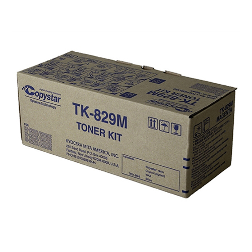 Copystar 1T02FZBCS0 (TK-829M) OEM Magenta Toner Cartridge