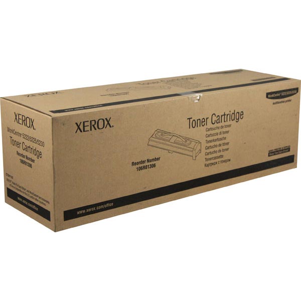 Xerox 106R01306 (106R1306) OEM Black Toner Cartridge