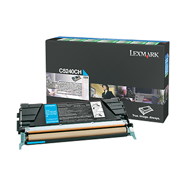 Lexmark C5242CH OEM Cyan Laser Toner Cartridge