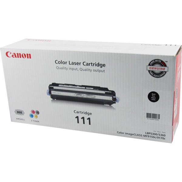Canon 1660B001AA (CRG-111B) OEM Black Toner Printer Cartridge