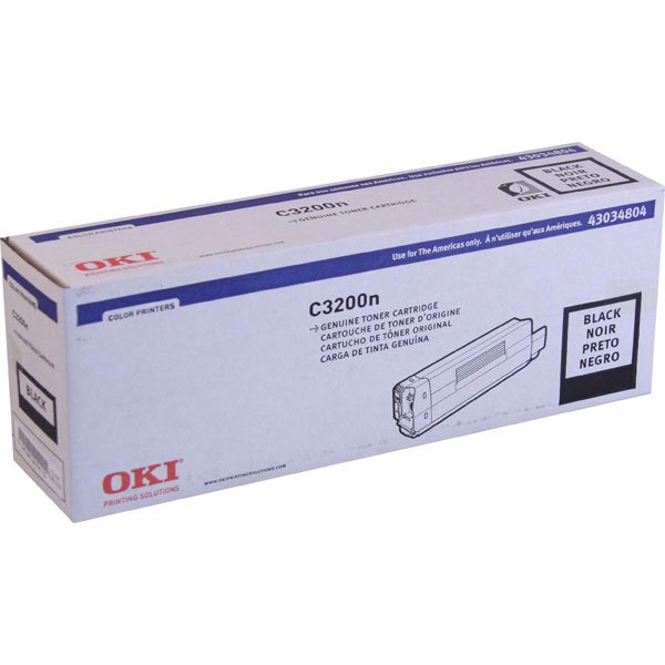 Okidata 43034804 (Type C6) OEM Black Toner Cartridge