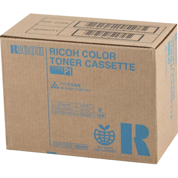 Ricoh 884903 (Type P1) OEM Cyan Laser Toner Cartridge