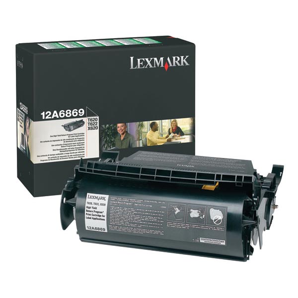 Lexmark 12A6869 OEM Black Toner Cartridge