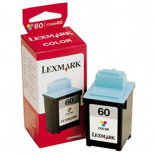 Lexmark 17G0060 (Lexmark #60) OEM Tri-Color Inkjet Cartridge
