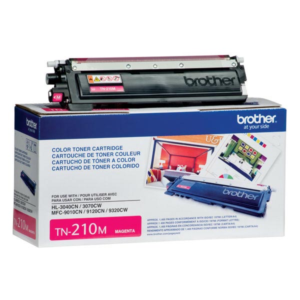 Brother TN-210M OEM Magenta Toner Cartridge