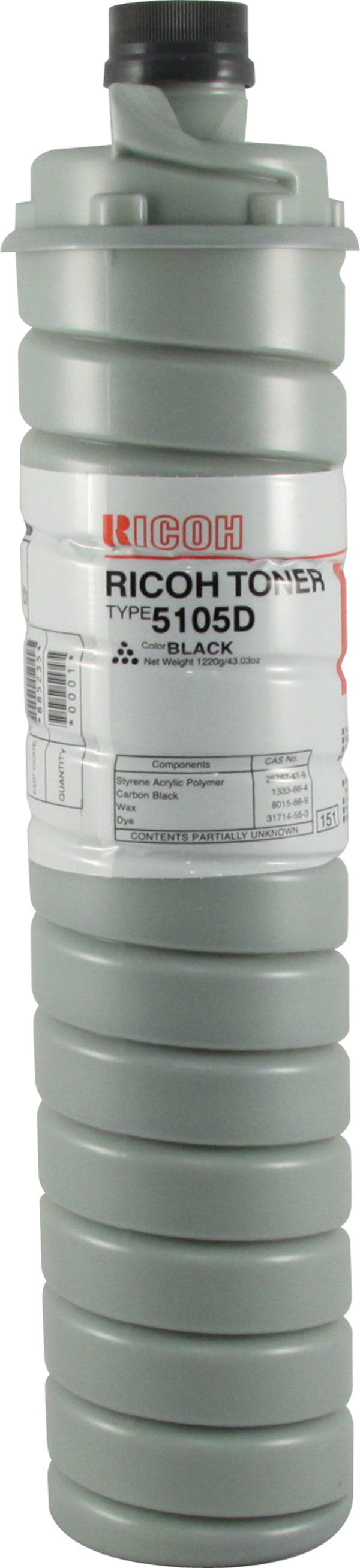 Ricoh 887994 (Type 5105D) OEM Black Copier Toner