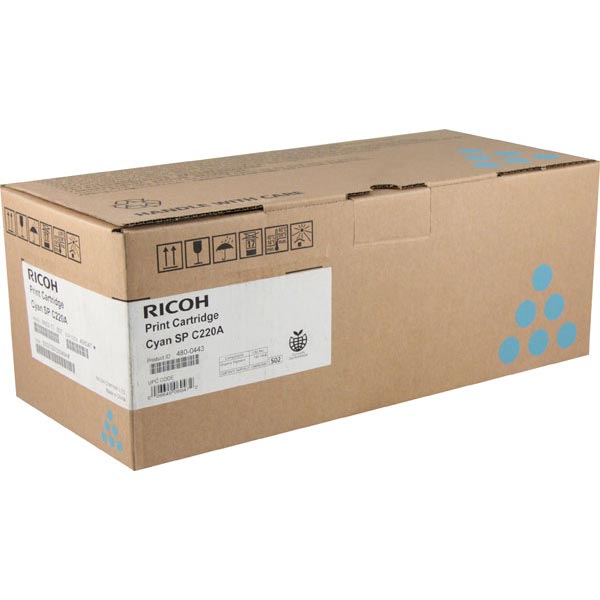 Ricoh 406047 OEM Cyan Toner Cartridge