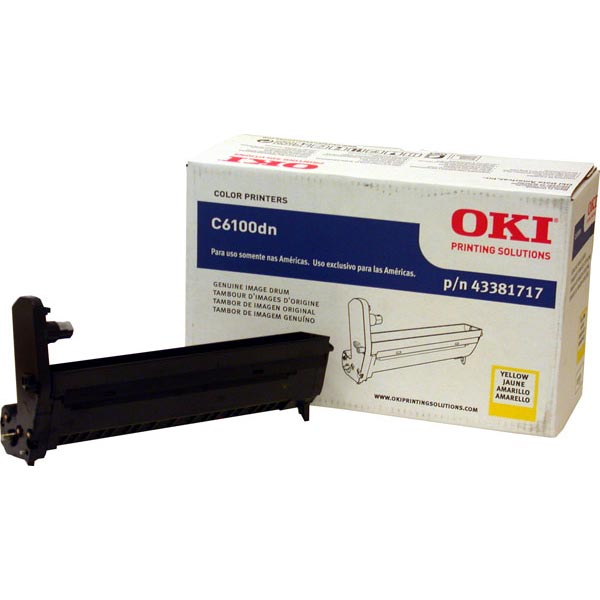 Okidata 43381717 OEM Yellow Drum Cartridge