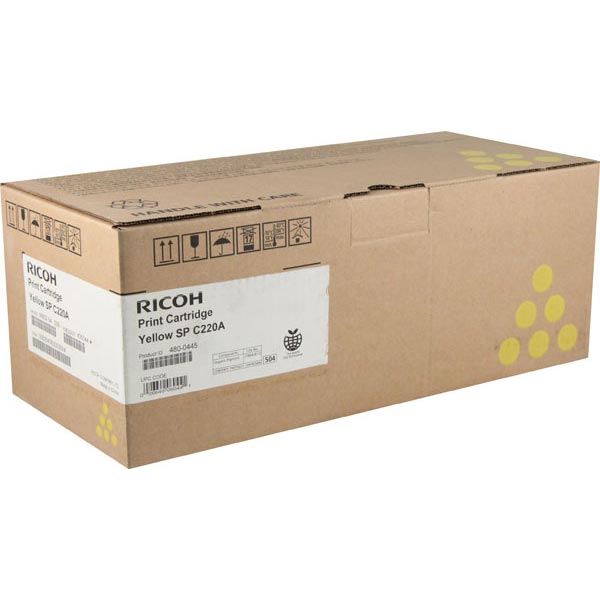 Ricoh 406044 OEM Yellow Toner Cartridge