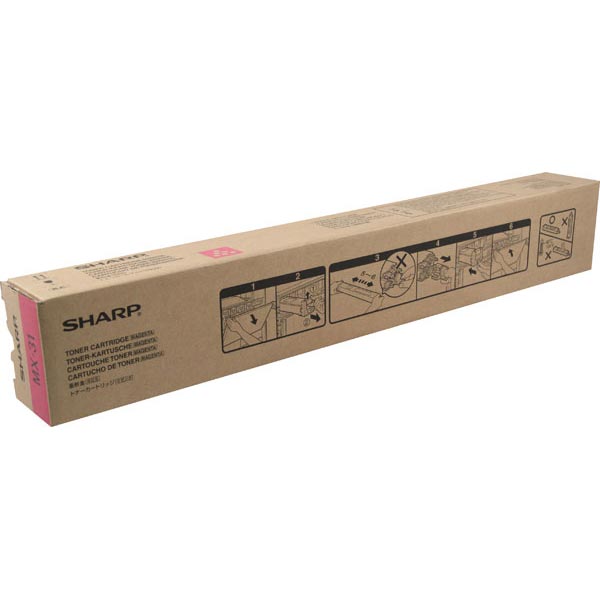 Sharp MX-31NTMA OEM Magenta Laser Toner Cartridge