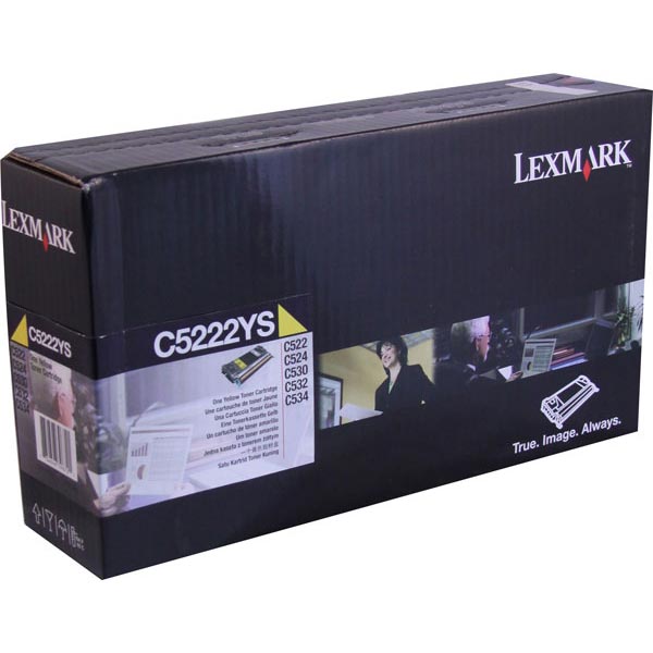 Lexmark C5222YS OEM Yellow Toner Cartridge