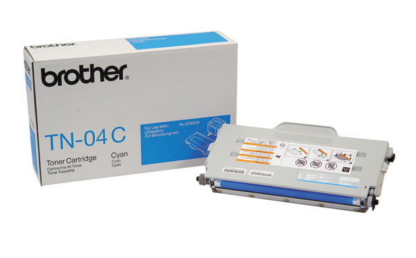 Brother TN-04C OEM Cyan Toner Cartridge