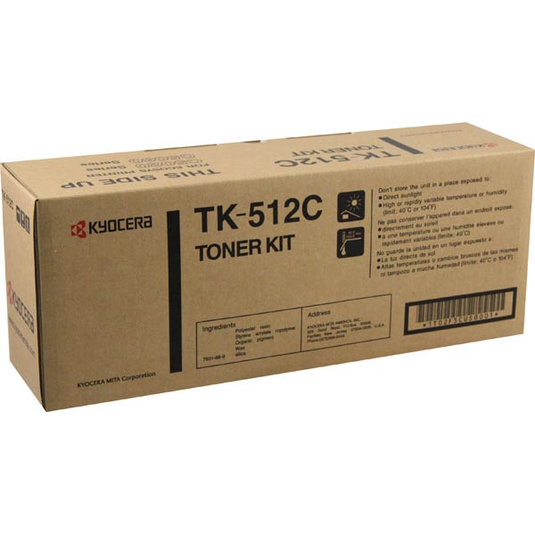 Kyocera Mita 1T02F3CUS0 (TK-512C) OEM Cyan Toner