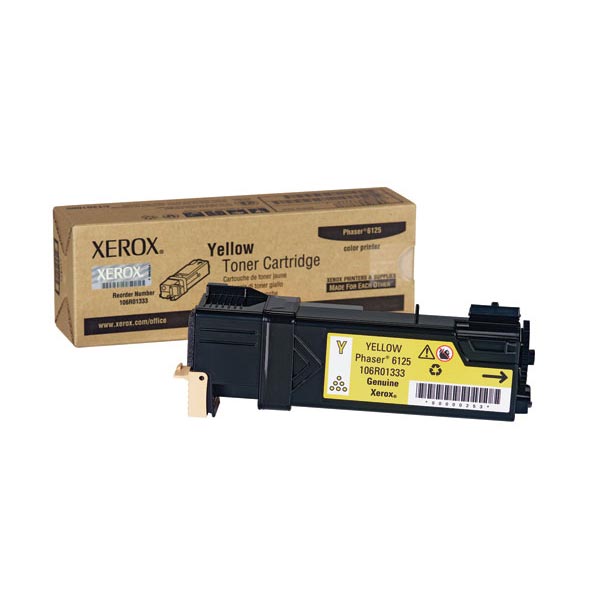 Xerox 106R01333 (106R1333) OEM Yellow Toner Cartridge