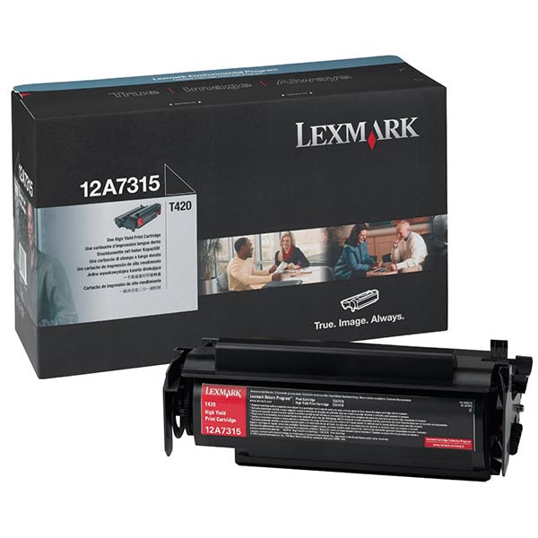 Lexmark 12A7315 OEM Black Toner Cartridge