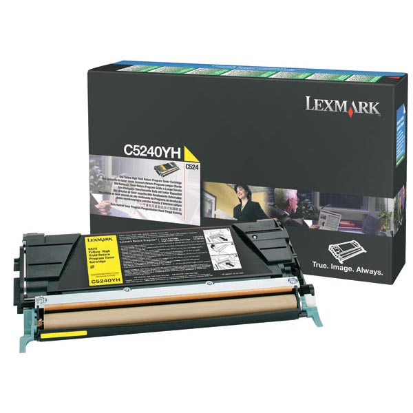 Lexmark C5240YH OEM Yellow Toner