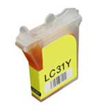 Premium LC-31Y Compatible Brother Yellow Inkjet Cartridge