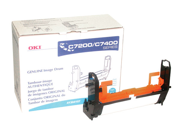 Okidata 41304107 (Type C2) OEM Cyan Drum