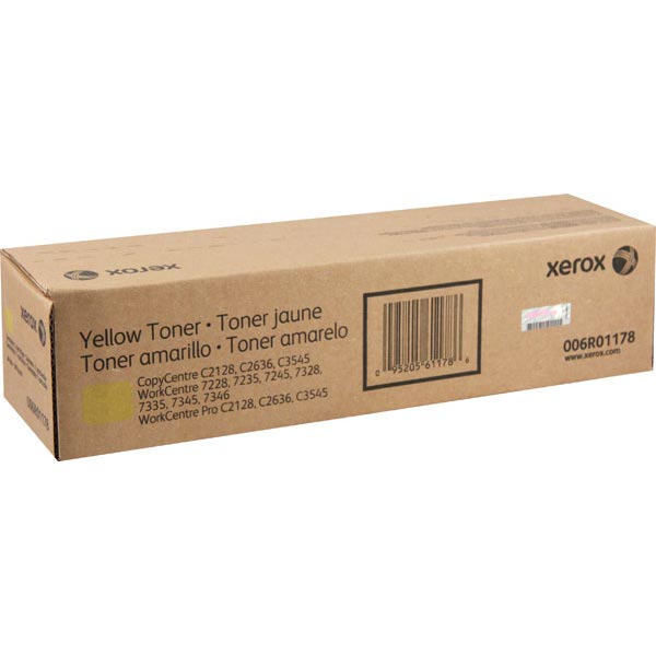 Xerox 006R01178 (6R1178) OEM Yellow Toner Cartridge