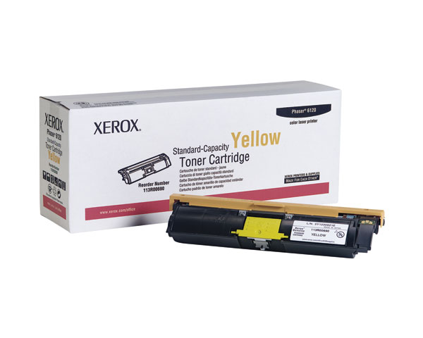 Xerox 113R00690 (113R690) OEM Yellow Toner Cartridge
