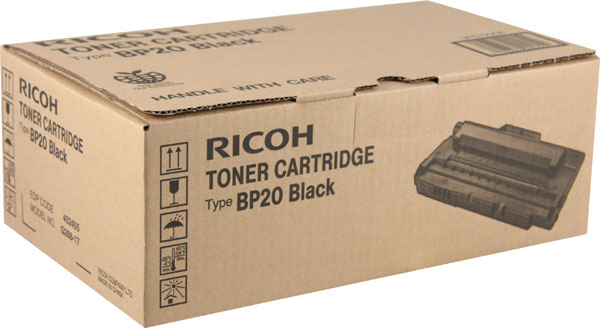 Ricoh 402455 (Type BP20) OEM Black Laser Toner Cartridge