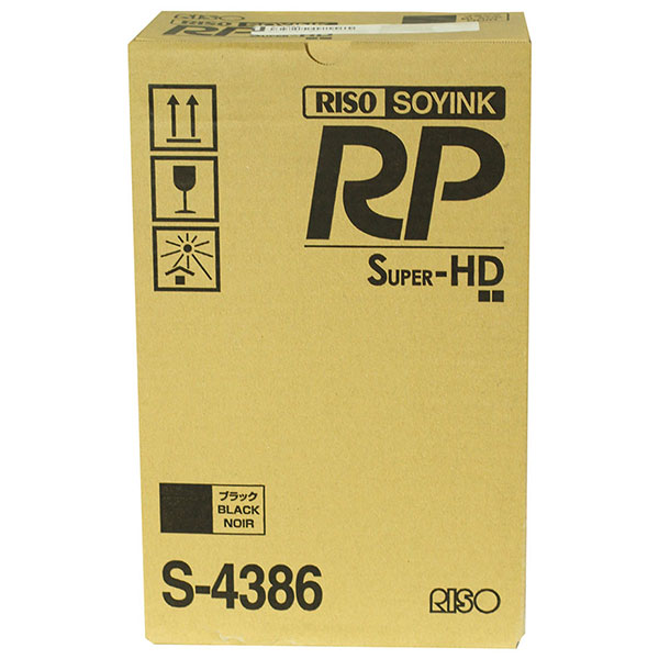 Risograph S-4386 OEM Black Inkjet Cartridge