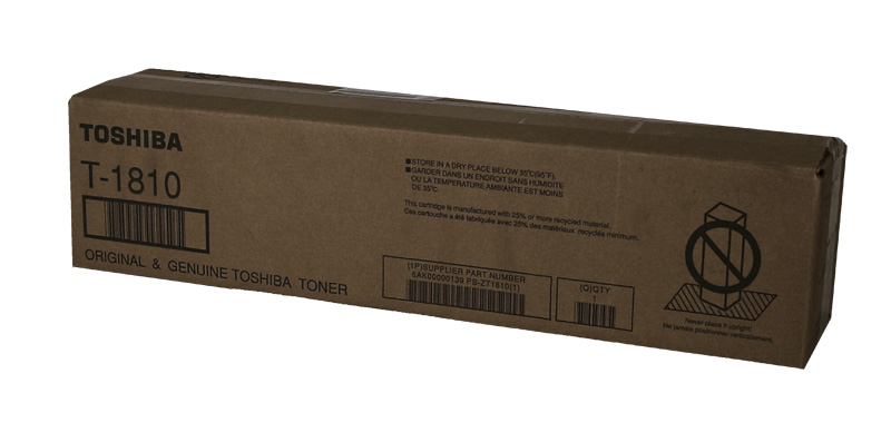 Toshiba T-1810 OEM Black Toner Cartridge