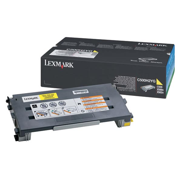 Lexmark C500H2YG OEM Yellow Toner Cartridge