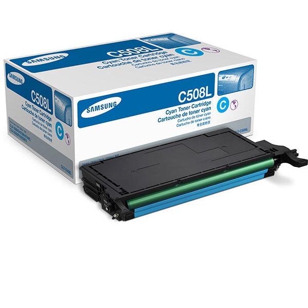 Samsung CLT-C508L OEM Cyan Toner Cartridge