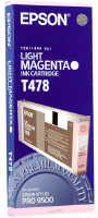 Epson T478011 OEM Light Magenta Ink Cartridge