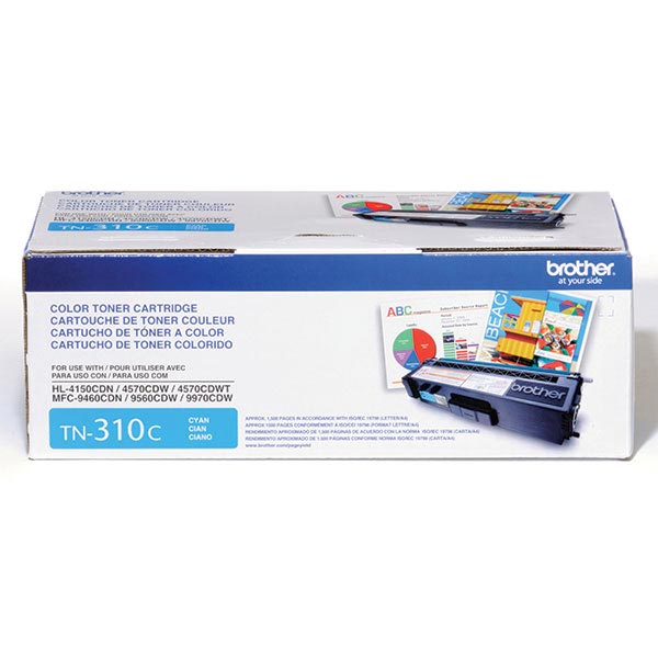 Brother TN-310Y OEM Yellow Toner Cartridge