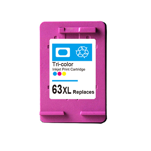 Premium F6U63AN (HP 63XL C) Compatible HP Tri-Color Inkjet Cartridge