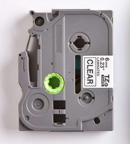 Premium TZe-111 (TZ-111) Compatible Brother Black on Transparent P-Touch Label Tape