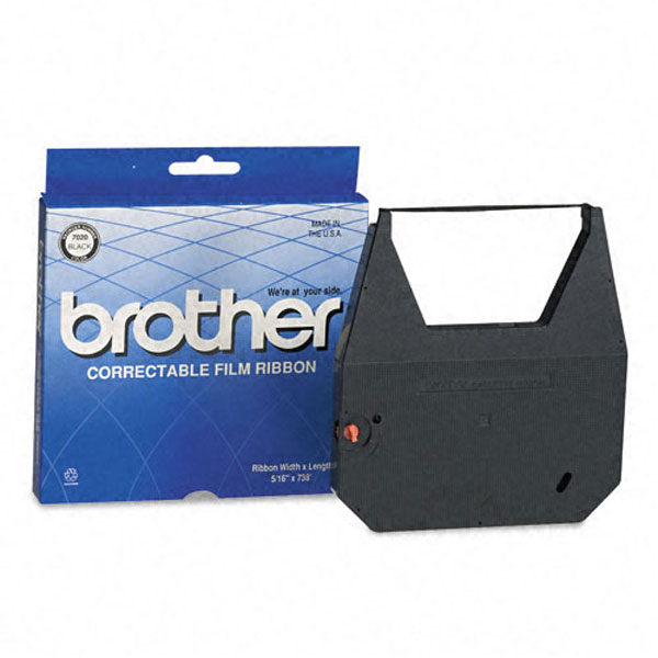 Brother 7020 OEM Black Correctable Typewriter Ribbon (2 pk)