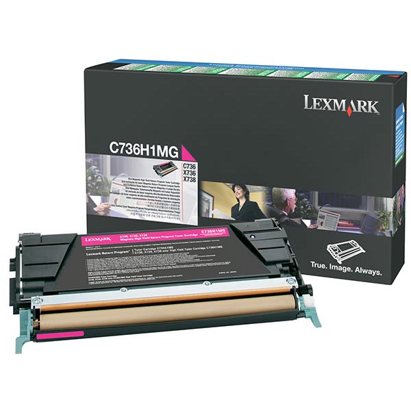 Lexmark, IBM C736H1M (24B5805) OEM High Yield Magenta Toner Cartridge