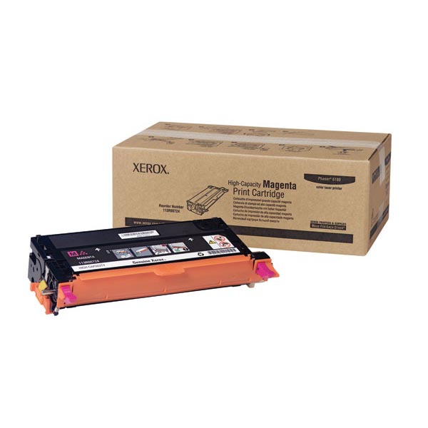 Xerox 113R00724 (113R724) OEM Magenta Toner Cartridge