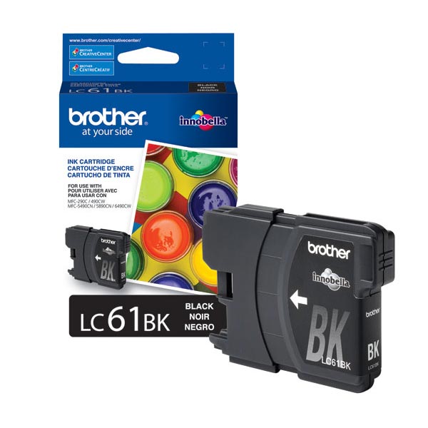 Brother LC-61BK OEM Black Inkjet Cartridge