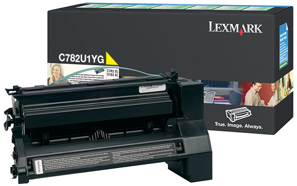 Lexmark C782U4YG OEM Yellow Toner Cartridge