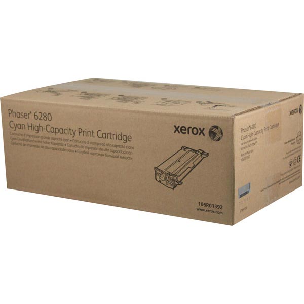 Xerox 106R01392 OEM Cyan Laser Toner Cartridge