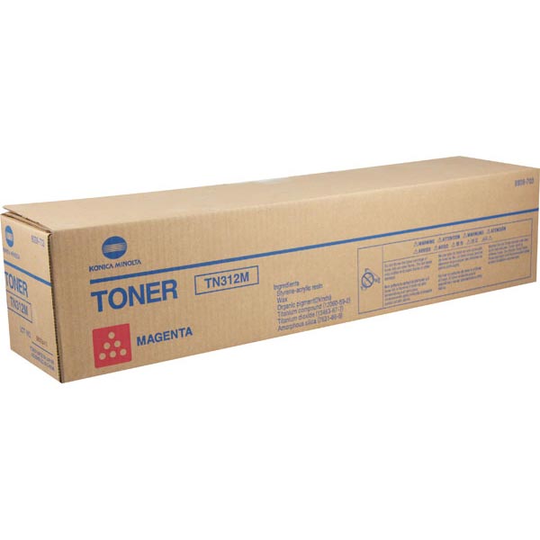 Konica Minolta 8938-703 (TN-312M) OEM Magenta Copier Toner