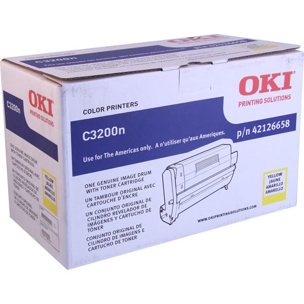 Okidata 42126658 OEM Yellow Drum Cartridge